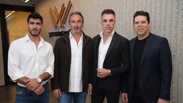 מימין: גיא חליפי, עדי וכלר, יונתן וולף אברמצ׳יק ונריה אוחנונה, קרדיט צילום: מכבים נדל״ן