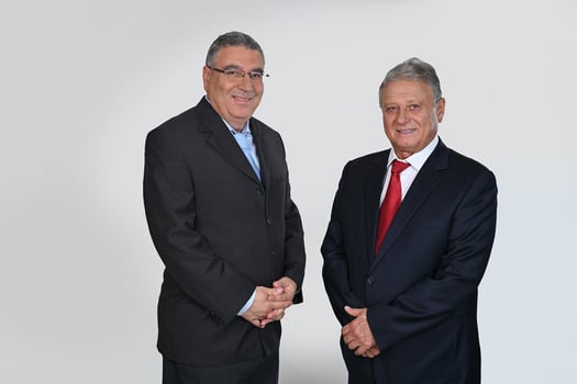חיים אביטן ועוזי לוין, צילום: לילך אוזן
