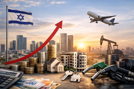 מדד המחירים לצרכן לחודש מרץ 2026 עלה ב-0.4% / קרדיט: אילוסטרציה – AI