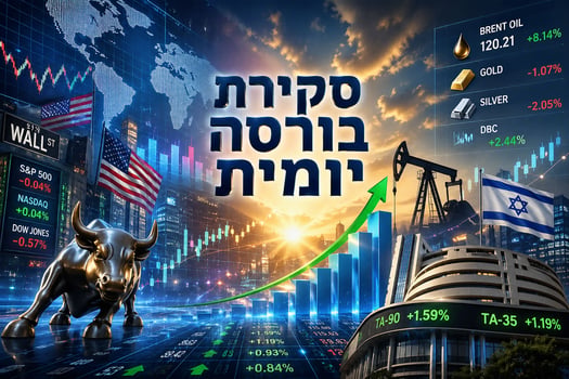 סקירת בורסות יומית / קרדיט: אילוסטרציה – AI