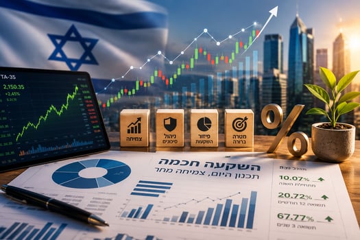 מבט לקראת תשואת יתר בישראל / קרדיט: אילוסטרציה – AI