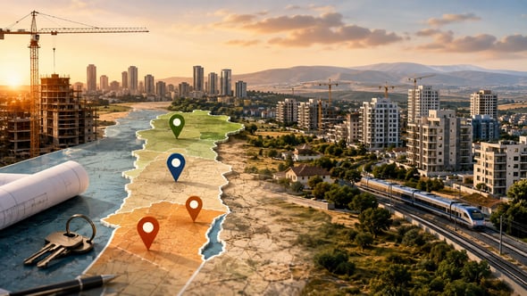 מפת ההזדמנויות בנדל״ן 2026 / קרדיט: אילוסטרציה – AI