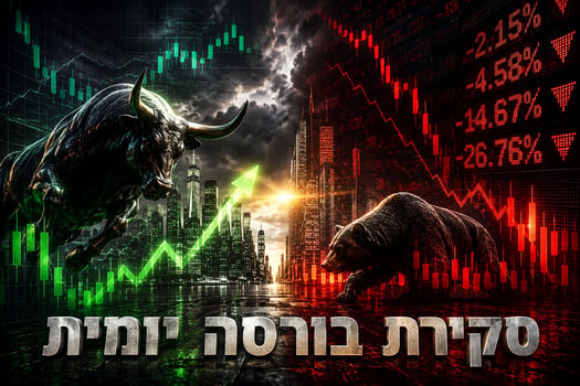 סקירת בורסות יומית / קרדיט: אילוסטרציה – AI