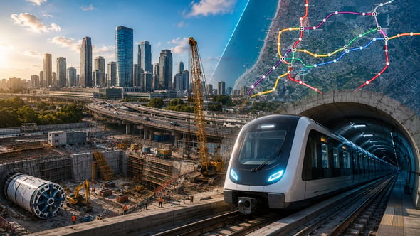 רכבות מטרו אוטונומיות ללא נהג / קרדיט: אילוסטרציה – AI