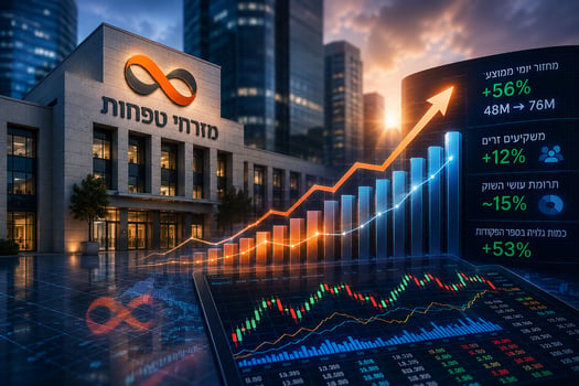 מזרחי טפחות מחדש את הסכם עשיית השוק בבורסה לאחר זינוק במחזורי המסחר / קרדיט: אילוסטרציה – AI
