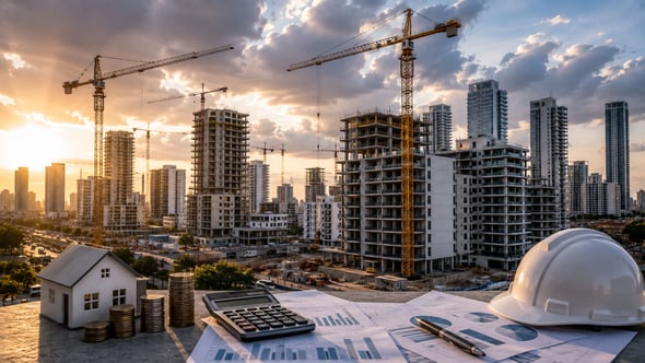 קיפאון בנדל״ן? / קרדיט: אילוסטרציה – AI