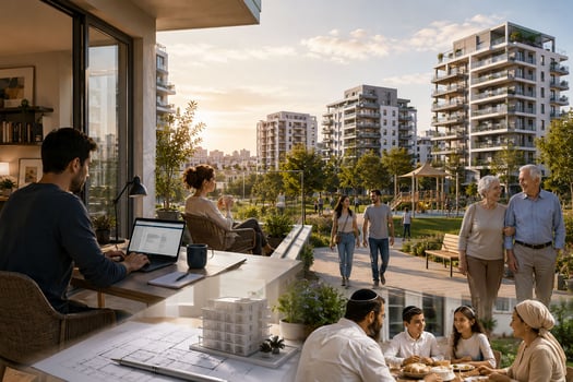לא עוד דירה אחת שמתאימה לכולם / קרדיט: אילוסטרציה – AI