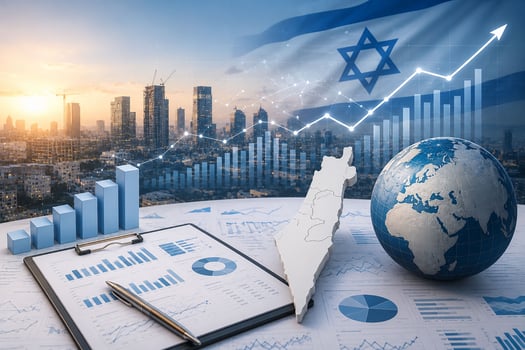 המדד החודשי לפעילות המשק בחודש יוני עלה ב- 2.5 אחוזים / קרדיט: אילוסטרציה – AI
