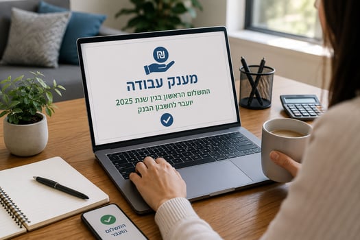 הפעימה הראשונה של מענק עבודה תשולם ביום חמישי הקרוב / קרדיט: אילוסטרציה – AI