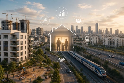 שיאנית השוכרים חריש חושפת את הפרדוקס של שוק הדיור הישראלי / קרדיט: אילוסטרציה – AI