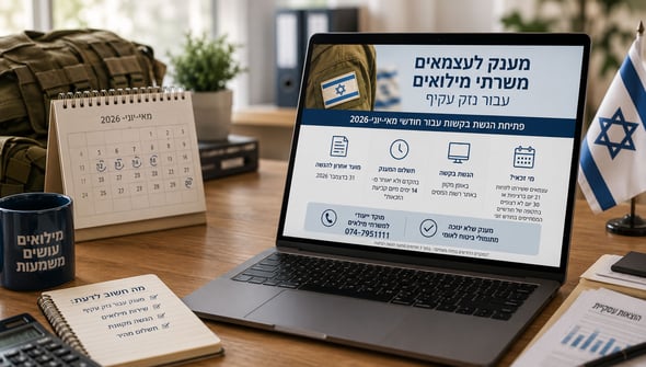 הגשת בקשות למענק לעצמאים / קרדיט: אילוסטרציה – AI