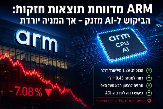 Arm: ה-AI ממשיך להאיץ, אך המשקיעים רוצים יותר / קרדיט: אילוסטרציה – AI