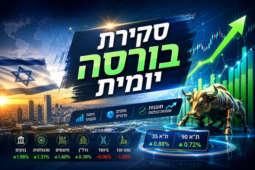 סקירת בורסות יומית / קרדיט: אילוסטרציה – AI