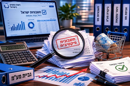 חשבוניות פיקטיביות מתחת לרדאר / קרדיט: אילוסטרציה – AI