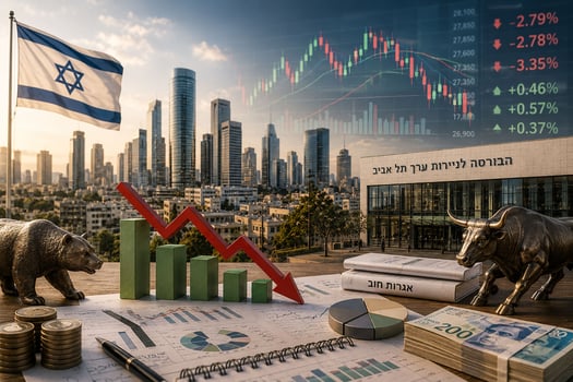 האם ההסכם עם לבנון יקטע את רצף הירידות בשוק המקומי? / קרדיט: אילוסטרציה – AI