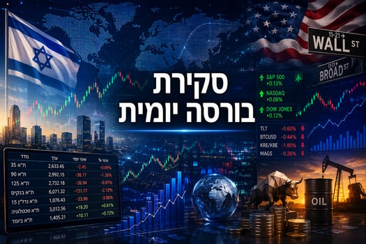 סקירת בורסות יומית / קרדיט: אילוסטרציה – AI
