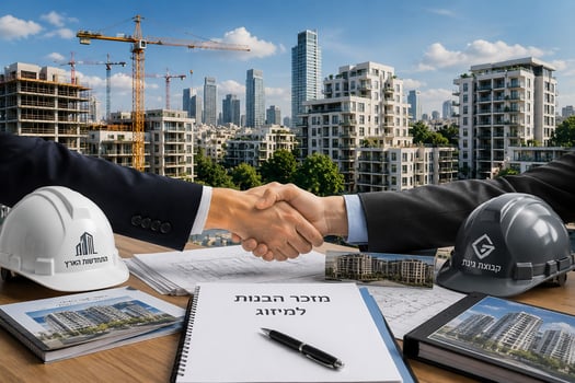 התחדשות הארץ חתמה על מזכר הבנות למיזוג עם קבוצת גינת  / קרדיט: אילוסטרציה – AI