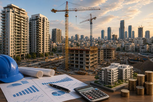 רמת שיא במלאי הדירות וזינוק במימון יזמים / קרדיט: אילוסטרציה – AI