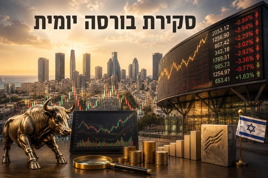 סקירת בורסות יומית / קרדיט: אילוסטרציה – AI