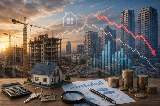 משבר הנדל״ן / קרדיט: אילוסטרציה – AI