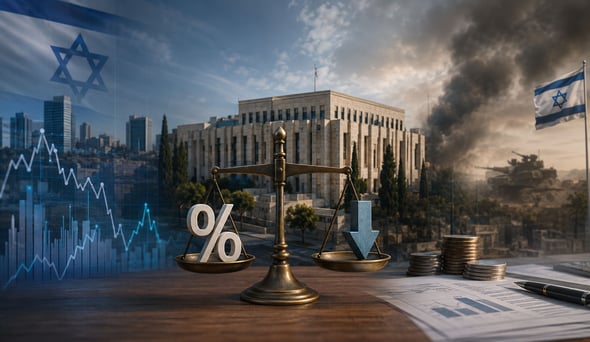 השארת הריבית ללא שינוי נותרת תרחיש הבסיס שלנו / קרדיט: אילוסטרציה – AI