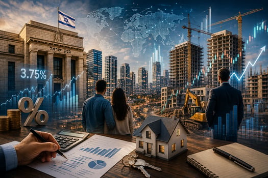 בכירי המשק והנדל״ן על הורדת הריבית / קרדיט: אילוסטרציה – AI