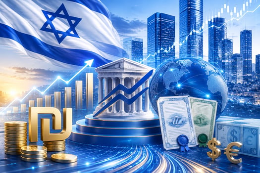 חשיפה לאג״ח דולר ואירו של הממשלה / קרדיט: אילוסטרציה – AI