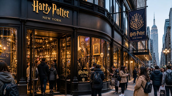 סיום הסכם ההתקשרות עם חנות Harry Potter בניו יורק / קרדיט: אילוסטרציה – AI