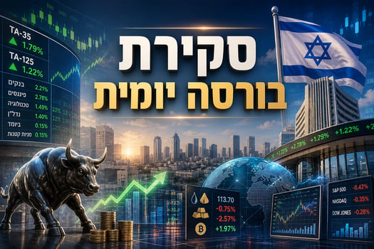 סקירת בורסות יומית / קרדיט: אילוסטרציה – AI