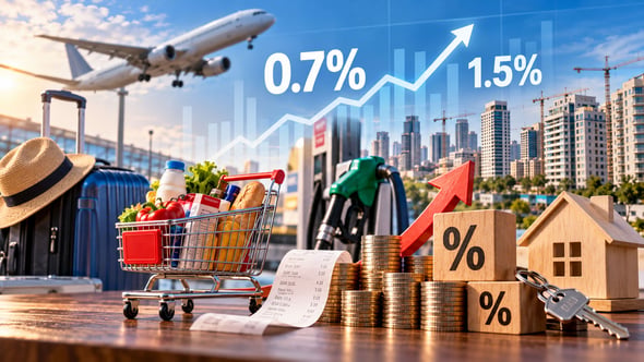 מדד המחירים לצרכן לחודש אוגוסט 2026 עלה ב-0.7% / קרדיט: אילוסטרציה – AI