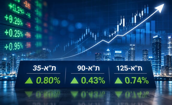 הבורסה בתל אביב ננעלה בעליות / קרדיט: אילוסטרציה – AI