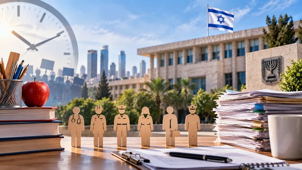ירידה דרמטית בימי השביתה ב-2025 / קרדיט: אילוסטרציה – AI
