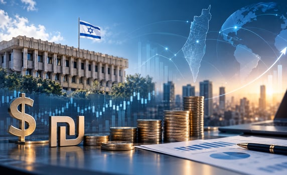 דיווח חודשי בדבר התכניות שבנק ישראל מפעיל בשווקים הפיננסיים לאור המלחמה / קרדיט: אילוסטרציה – AI