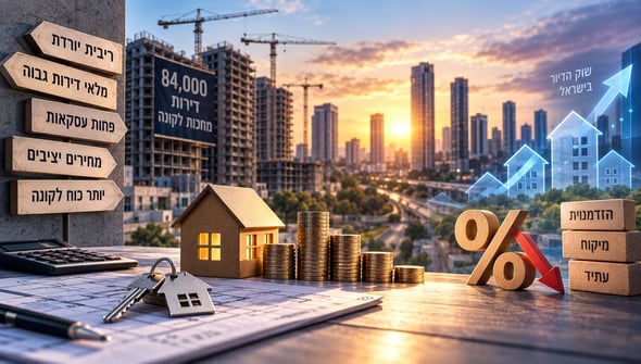 סיכום השנה האזרחית בנדל״ן / קרדיט: אילוסטרציה – AI