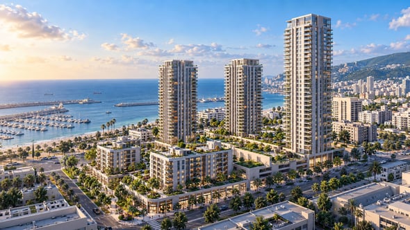 דניה וצמח המרמן יקימו פרויקט התחדשות עירונית בחיפה / קרדיט: אילוסטרציה – AI