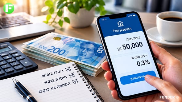 הכסף בעו״ש לא בהכרח עובד בשבילכם / קרדיט: אילוסטרציה – AI