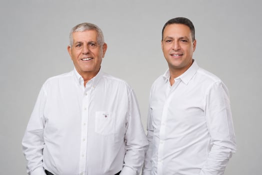 איתי בן אבי, מנכ״ל נתון תפעול, אלי אהרוני, מנכ״ל נתון. צילום: יח״צ