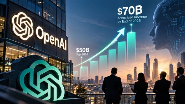 OpenAI צופה הכנסות בקצב שנתי של 70 מיליארד דולר עד סוף 2026 / קרדיט: אילוסטרציה – AI