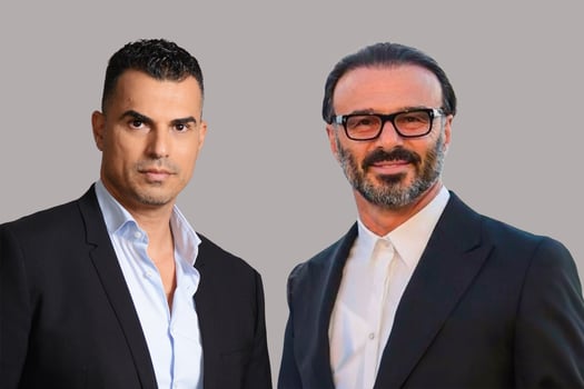 מימין: רפי רפאלי, יו״ר ראדקו מקבוצת רפאלי, צילום: יח״צ / עמיר שאלתיאל, מייסד ויו״ר קבוצת אלדר, צילום: איל יצהר