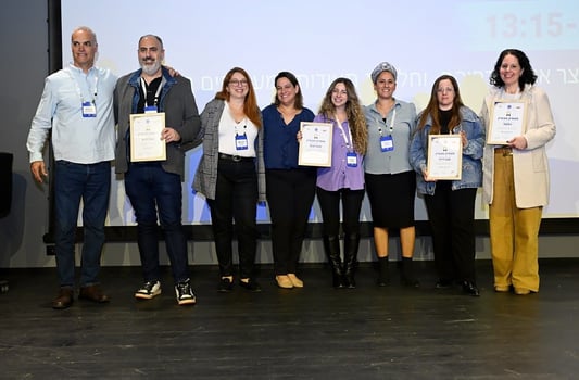 מעסיקים מצטיינים במעמד קבלת התעודות בכנס, צילום: צורי פטל