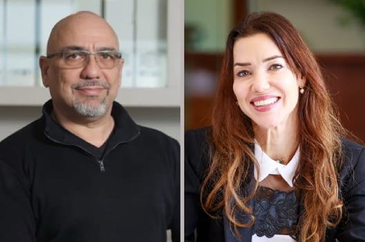 מימין לשמאל: רות אורן הומונאי, מנכ״לית אינטרגאמא, גדי דנקנר מנכ״ל דנקנר קנלוב, צילומים: אילן בשור, אוראל כהן