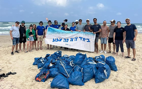אירוע ניקיון החופים הארצי של עמותת צלול, צילום: עמותת צלול