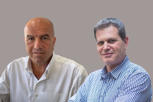 מימין: מ״מ המנכ״ל, זיו בן ברוך, צילום עצמי / יו״ר אירודרום, רונן אלעד, צילום עצמי