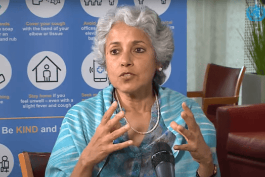 Dr Soumya Swaminathan	
