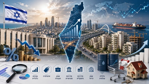 דוח המדיניות המוניטרית המחצית הראשונה של 2026 / קרדיט: אילוסטרציה – AI