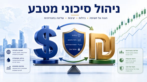  עקרונות מנחים לניהול סיכוני נזילות בחשיפות לנגזרים נקובי מטח / קרדיט: אילוסטרציה – AI